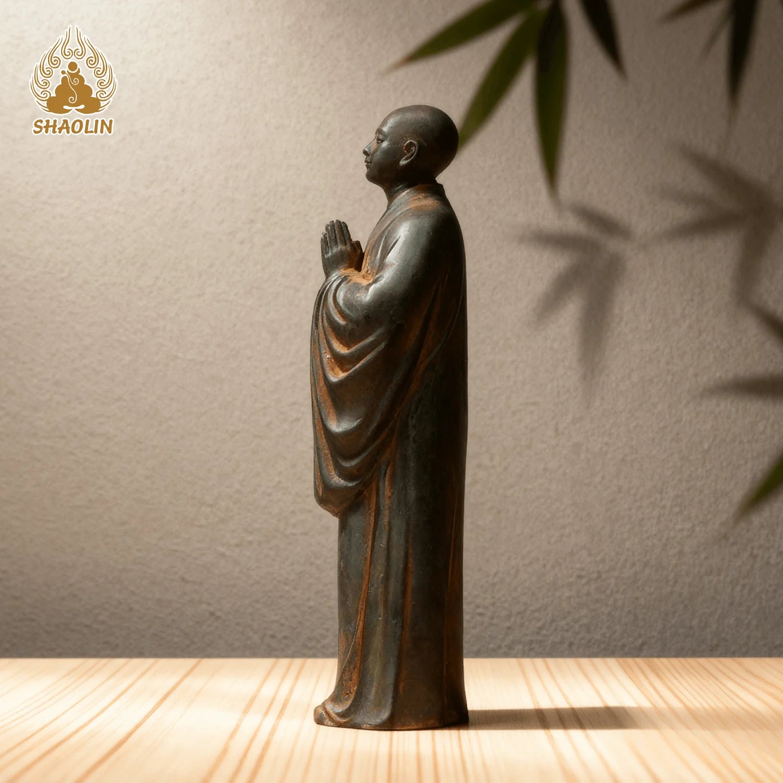 Shaolin Reclaimed Iron Standing Buddha - A Sacred Artifact Reborn