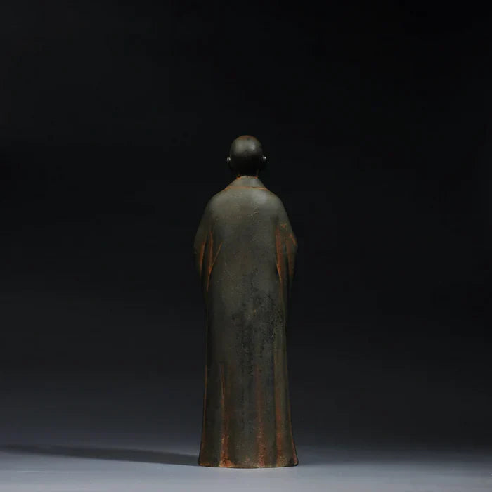 Shaolin Reclaimed Iron Standing Buddha - A Sacred Artifact Reborn