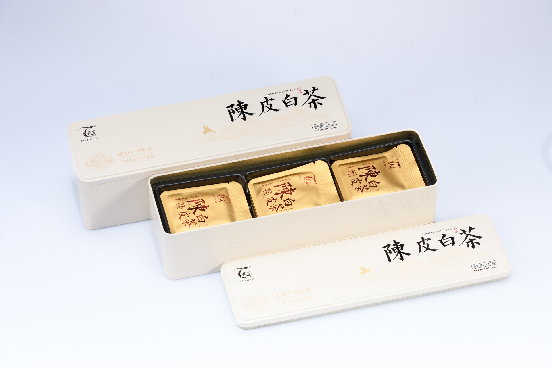 Shaolin Kung Fu Chen Pi White Tea – Master Yanhao’s Blend | 2-Pack Gift Bag Set (Hao Kung Fu, Drink Good Tea)